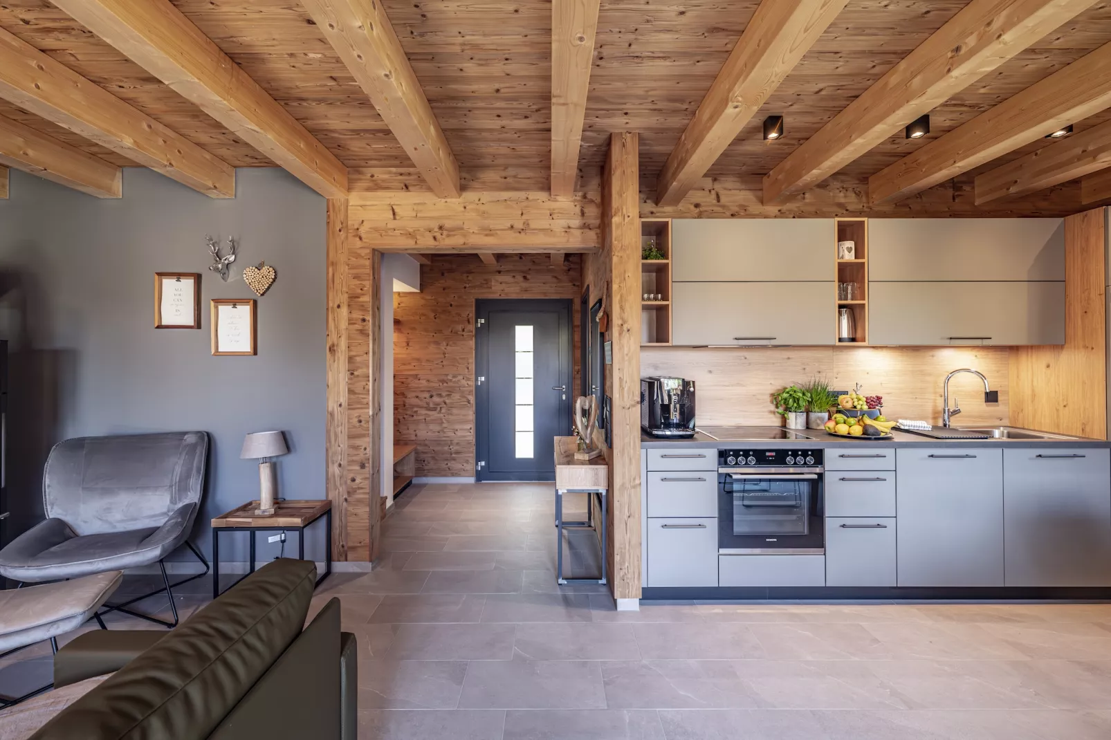 Chalet mit Sauna-Kitchen