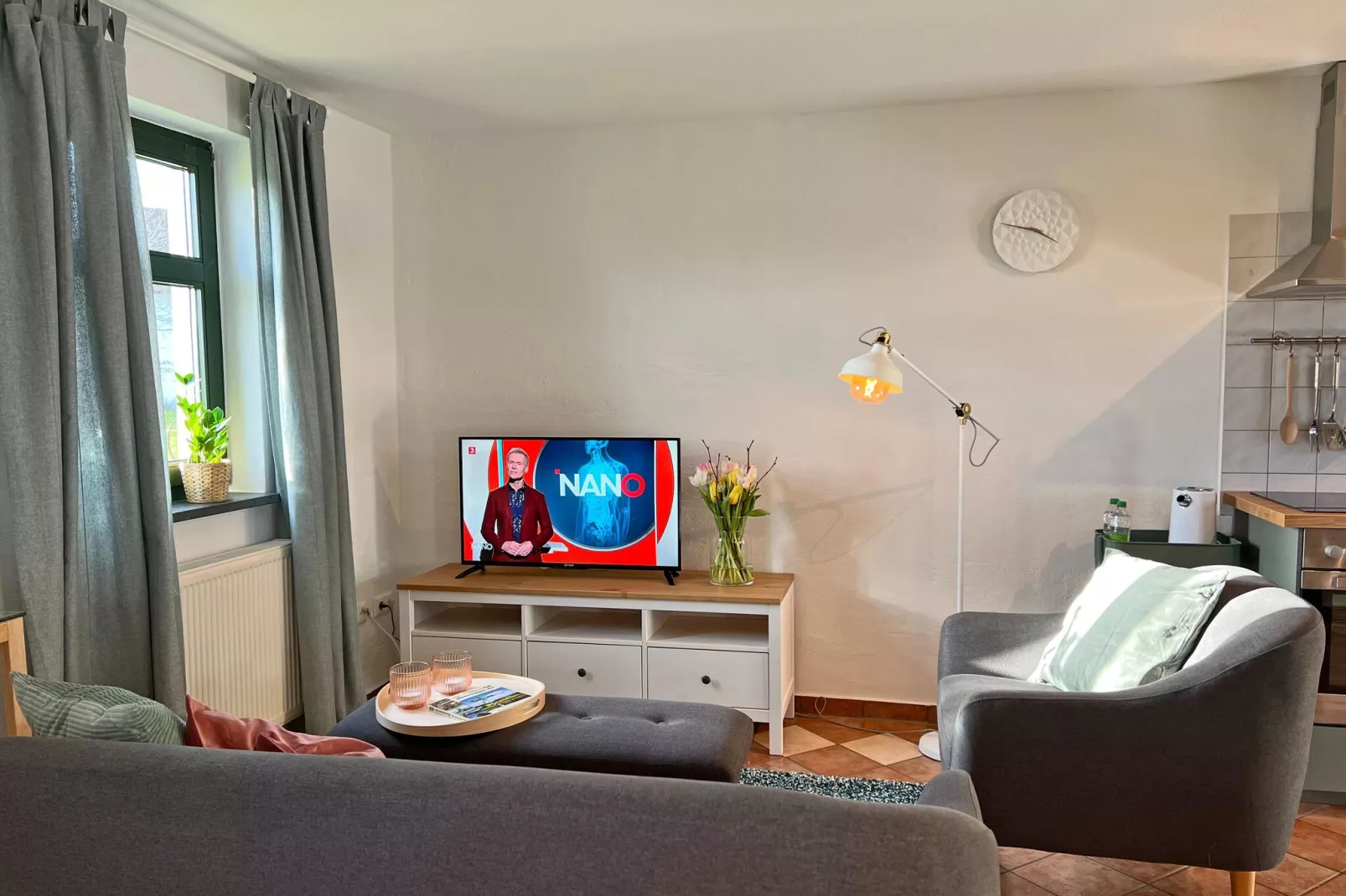 Die Familien Wohnung Wollin-Wohnzimmer