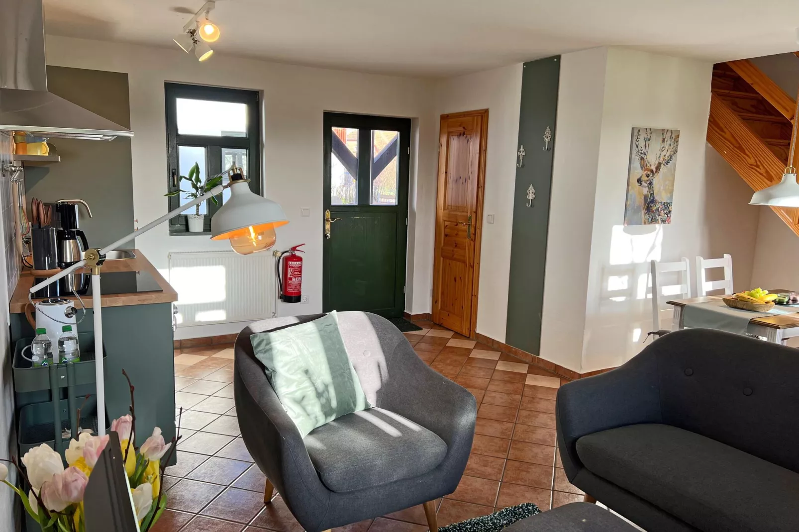 Die Familien Wohnung Wollin-Wohnzimmer