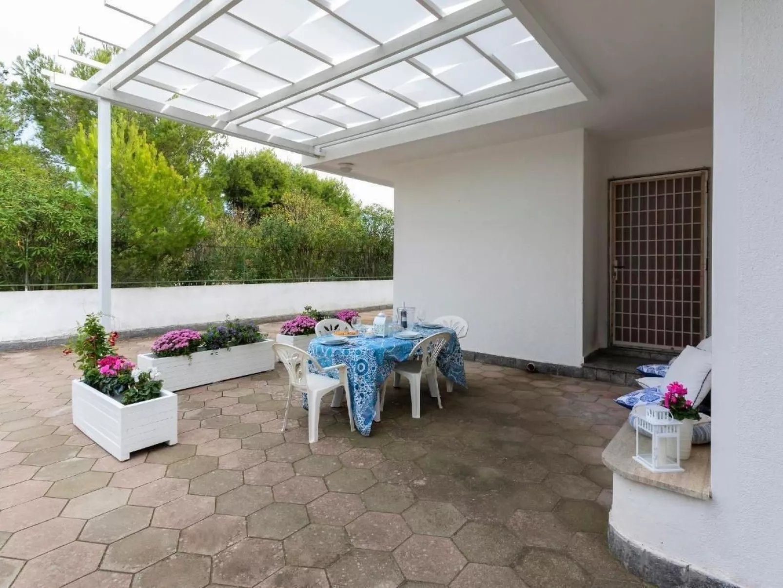 Wohnung in Capilungo mit Grill, Terrasse und Garten-Draußen
