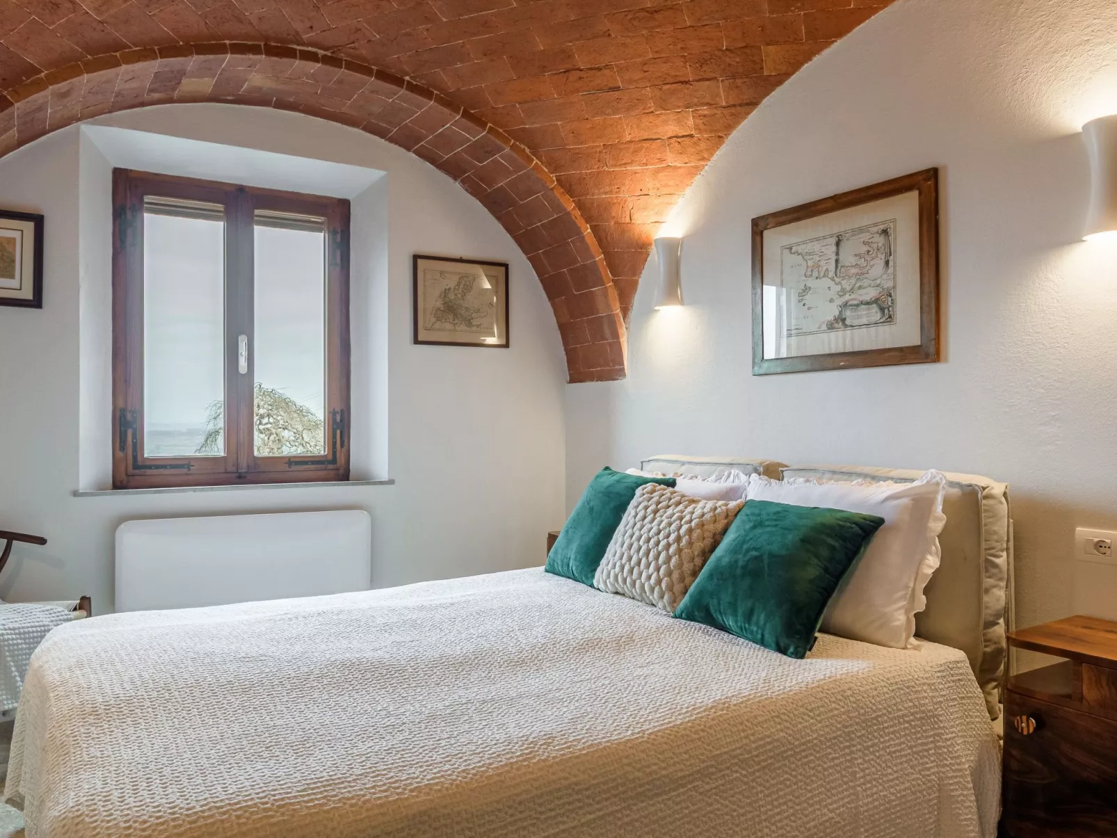 Toskanisches Apartment mit Gewölbedecken und Terrasse-Inside