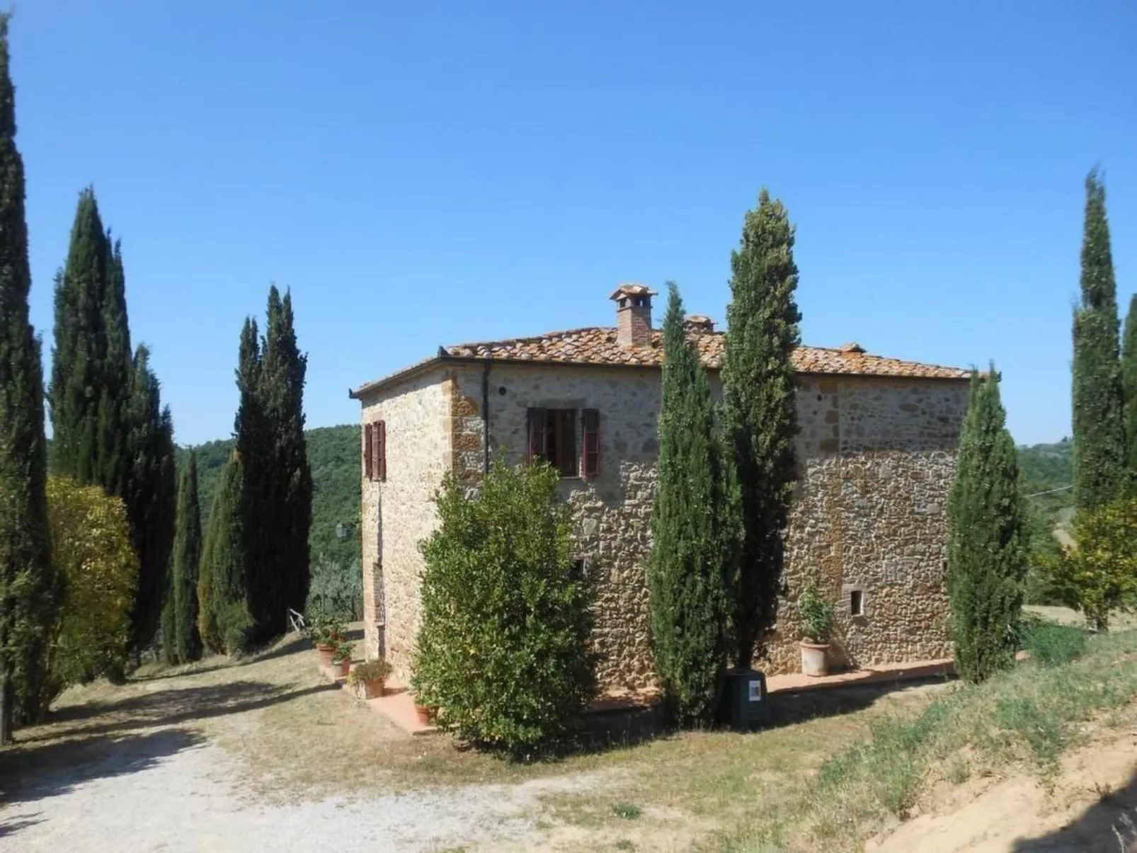 Haus Banditello, Blick auf das Tal von Montepulciano-Dehors