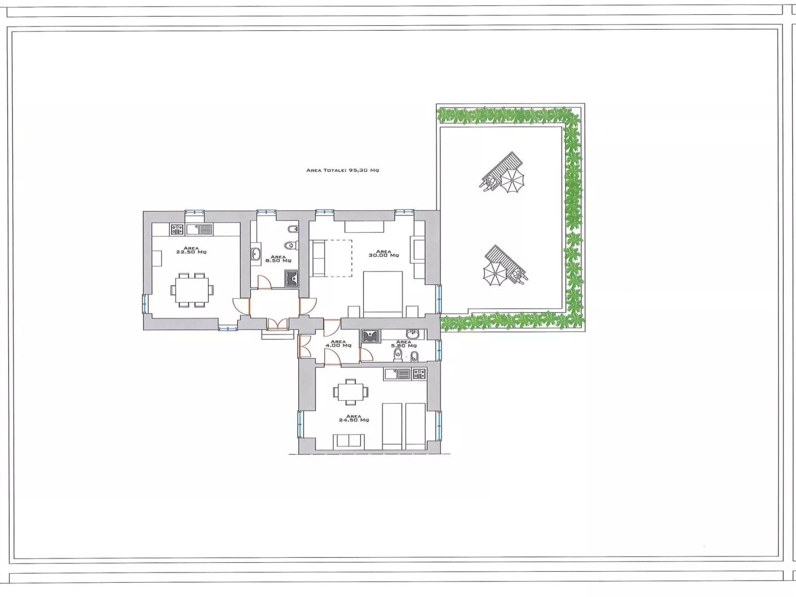 Barolo' Wohnung mit Gemeinschaftspool-Inside