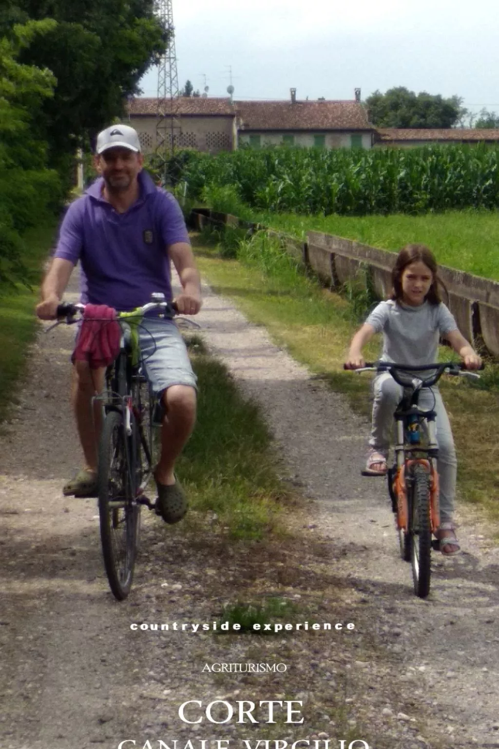 Das Landgut "Corte Canale Virgilio" mit Balkon-Dehors
