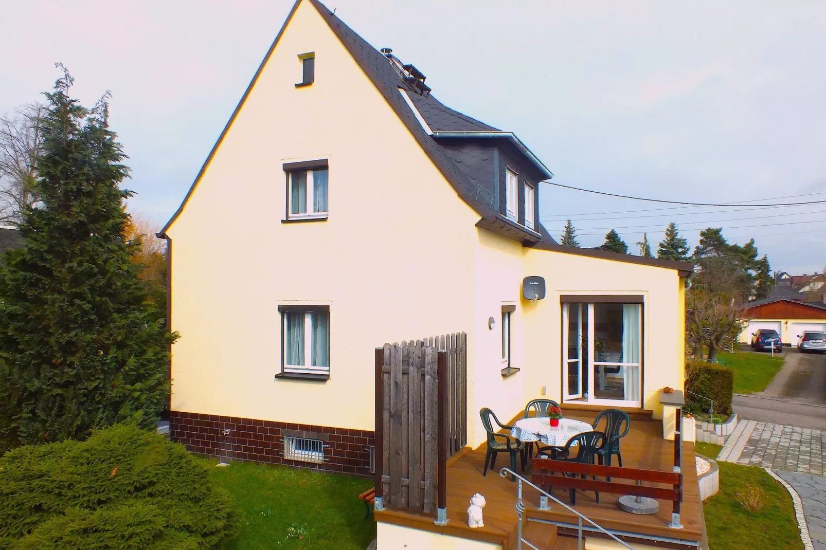 Ferienhaus Ahnert bei Chemnitz-Exterior summer