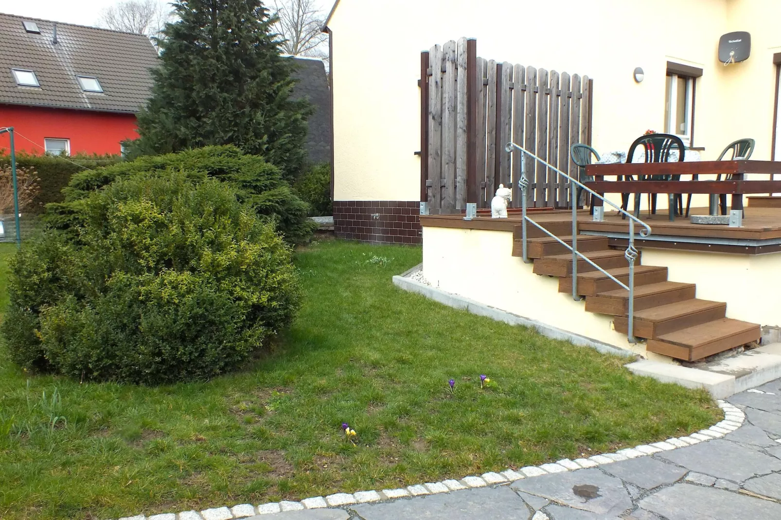 Ferienhaus Ahnert bei Chemnitz-Terrace balcony