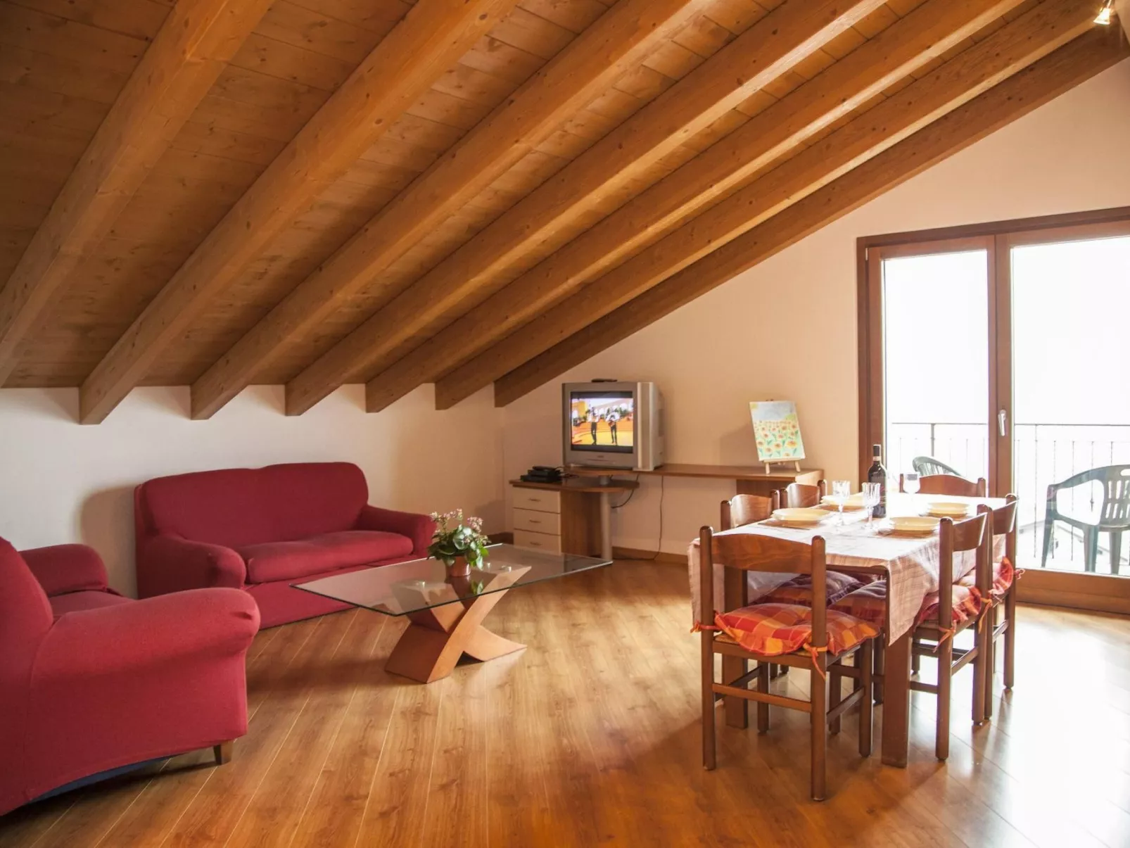 Wohnung "Spaziosa mansarda"-Drinnen