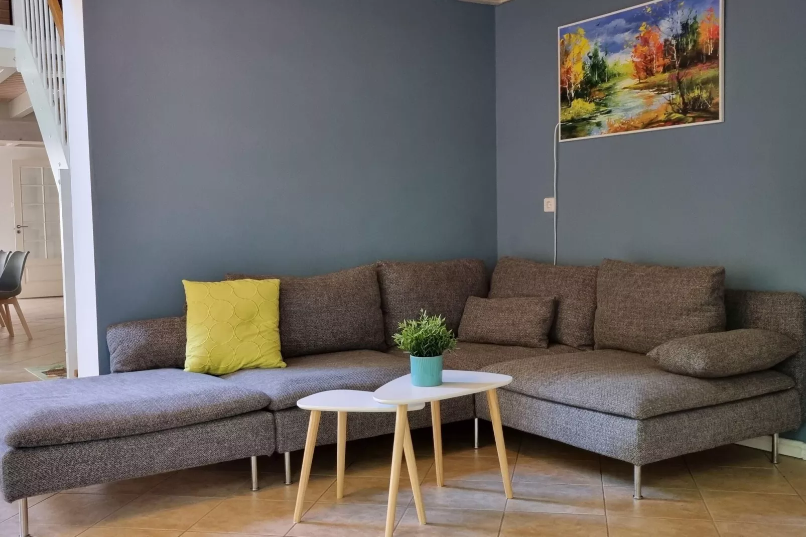 Familienhaus am Wald-Wohnzimmer