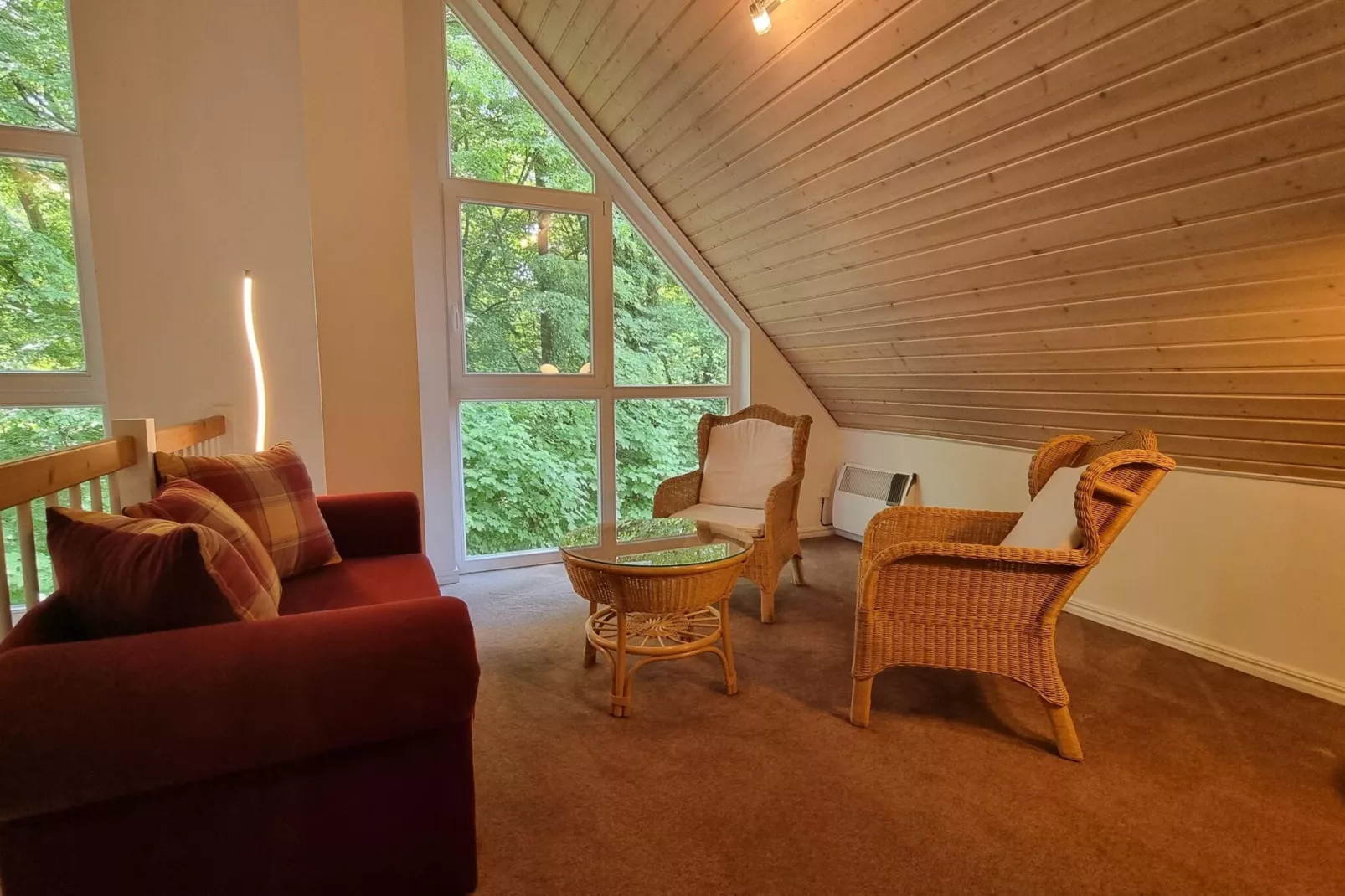 Familienhaus am Wald-Wohnzimmer