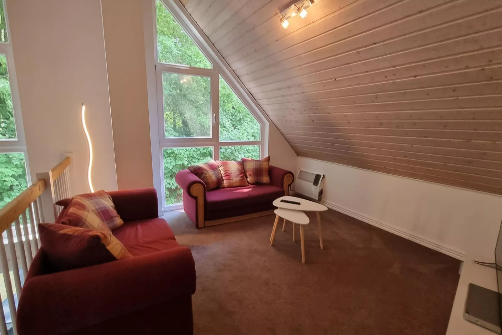 Familienhaus am Wald-Wohnzimmer