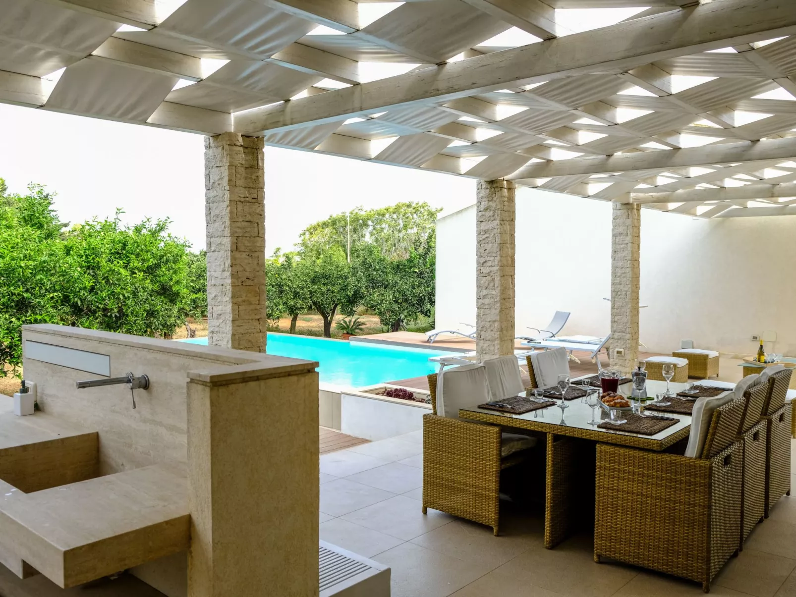 Ferienvilla "Barbara" mit eigenem Pool-Outside