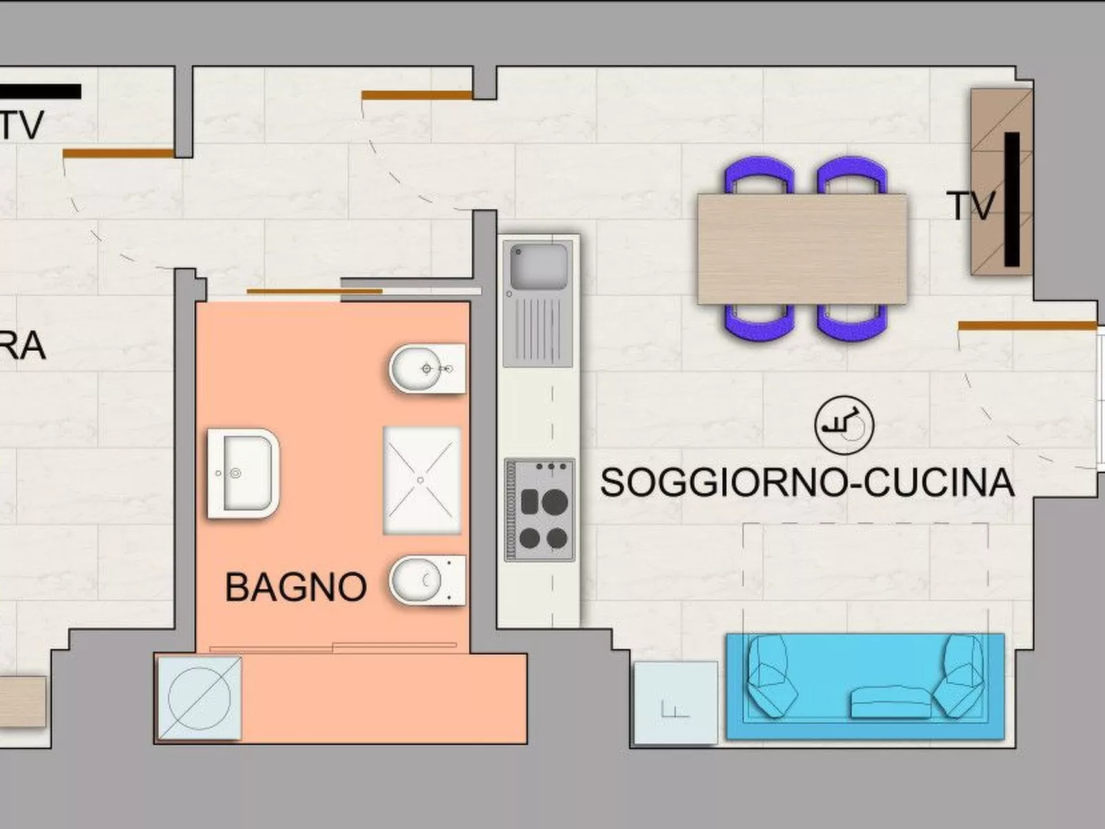 Residenz Borgo Offida mit großem Garten-Inside