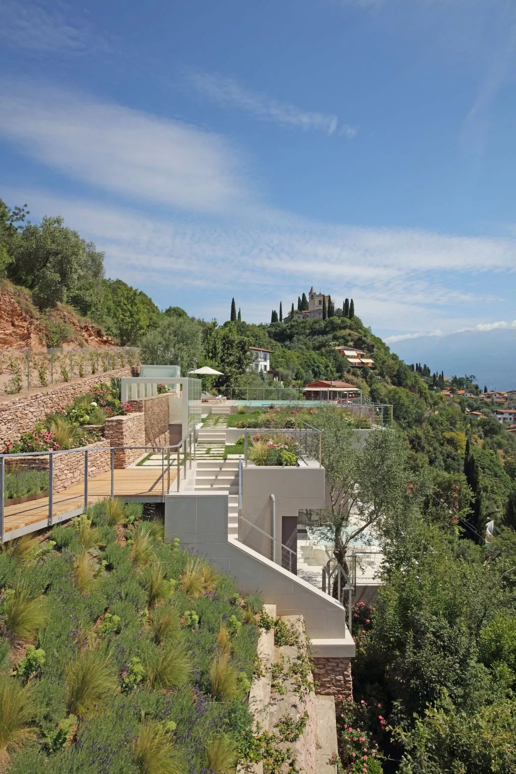 Exklusive Villa Agave mit Seeblick und privatem Pool-Draußen