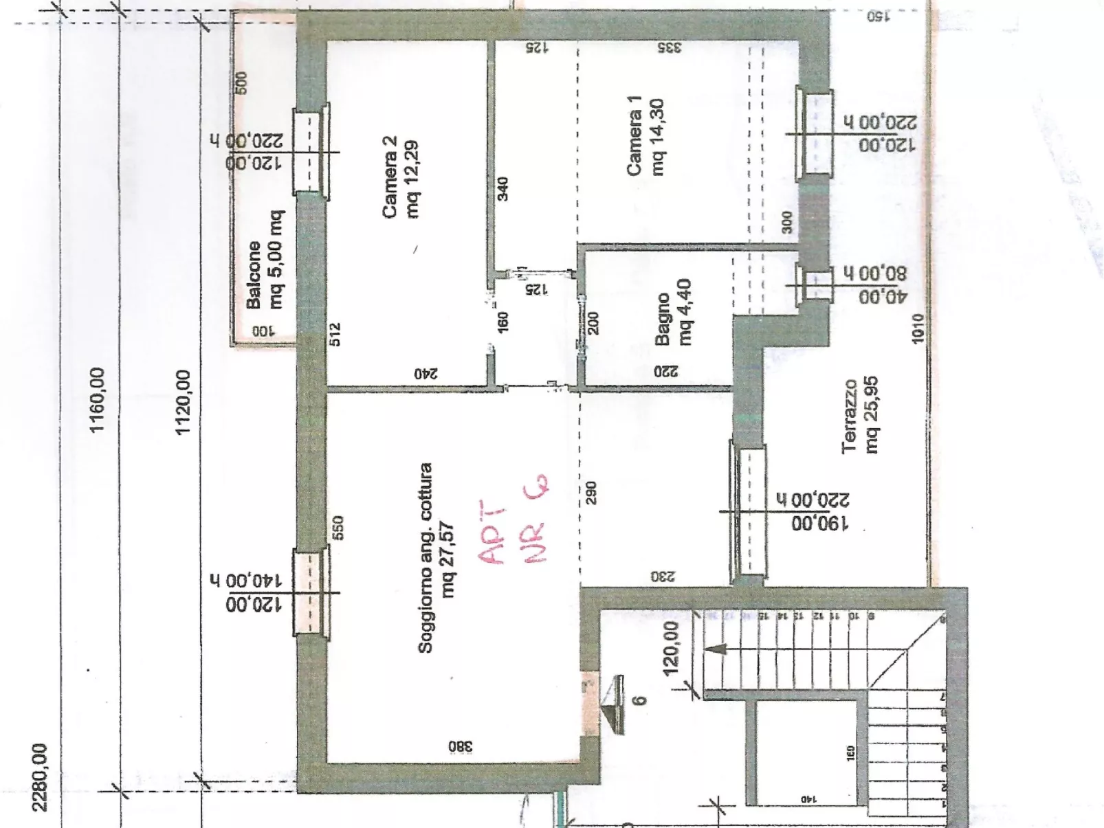 Wohnung 'Vanessa' mit Terrasse-Drinnen