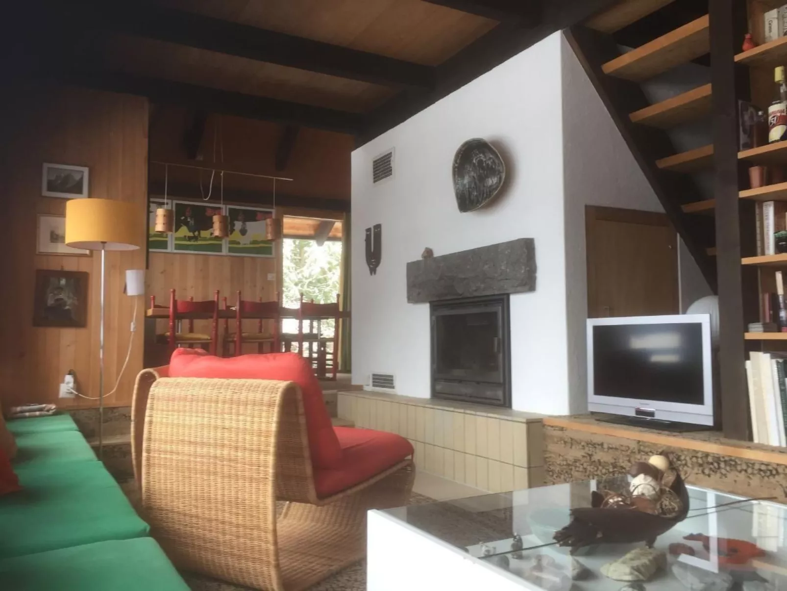 Alleinstehendes Ferienhaus-Dedans