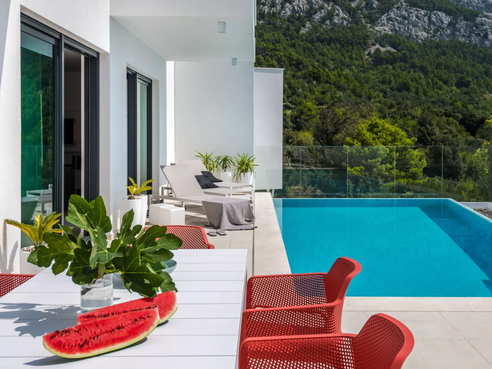 Schöne Villa Zvizdan mit Infinity-Pool-Outside