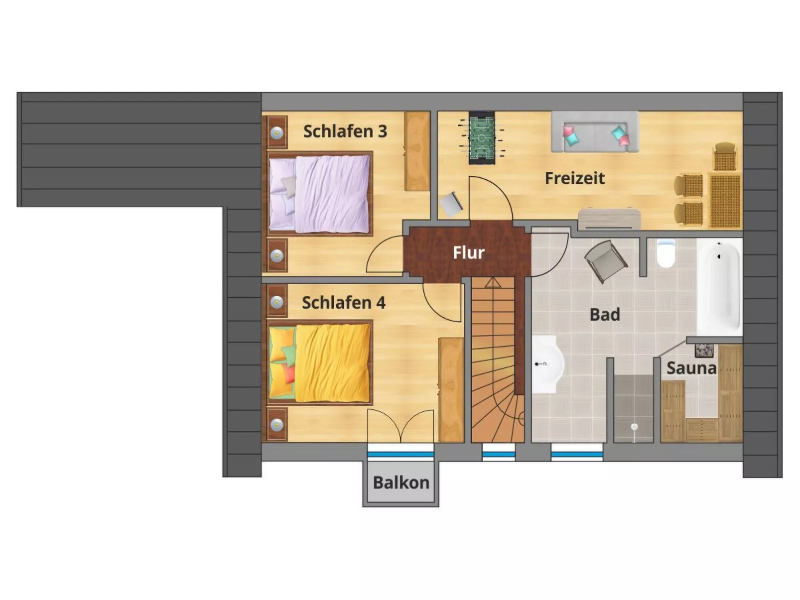 In Burhave mit Großer Terrasse-Inside