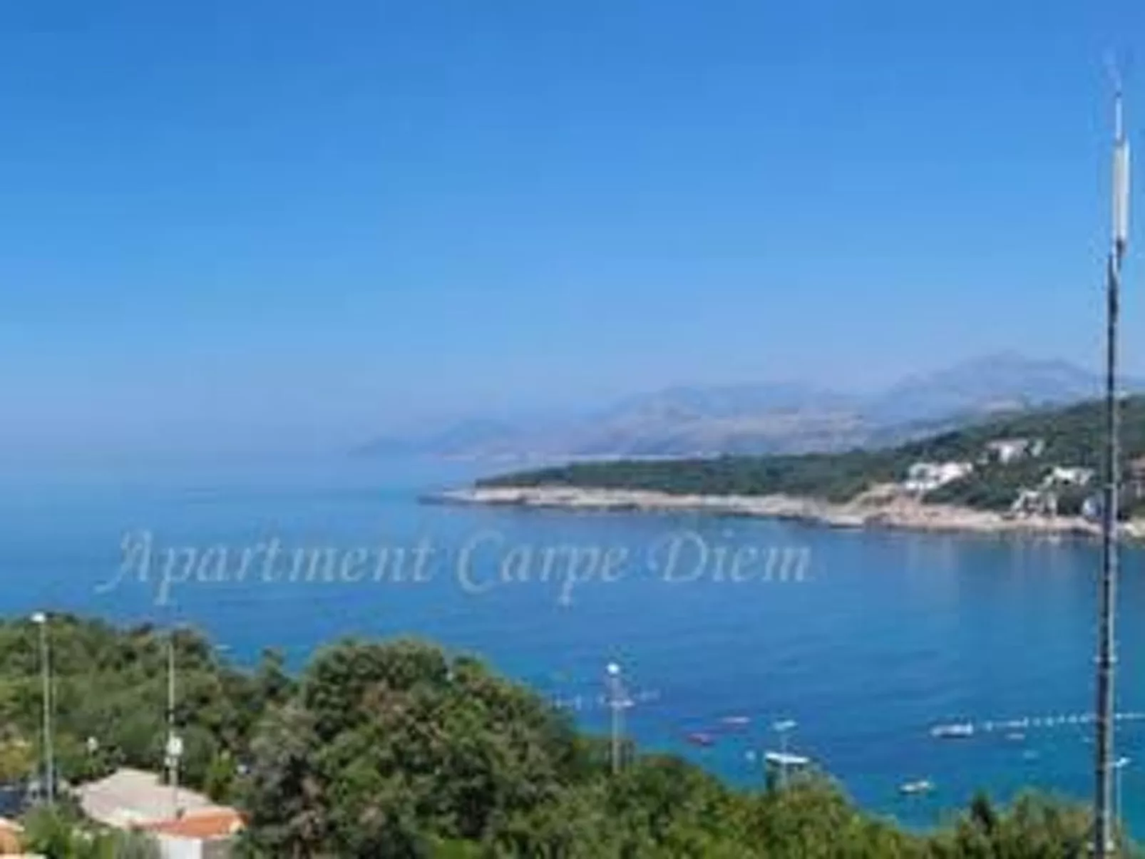 Gemütliche Wohnung mit Meerblick vom Balkon aus-Outside
