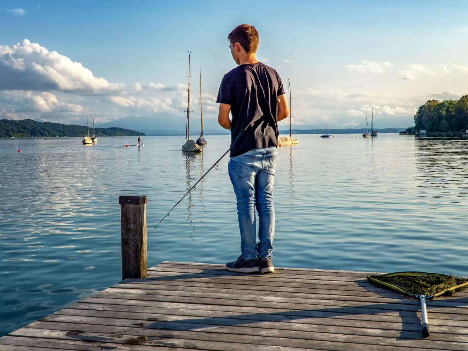 Appartement in Riederau mit Terrasse und Garten-Outside
