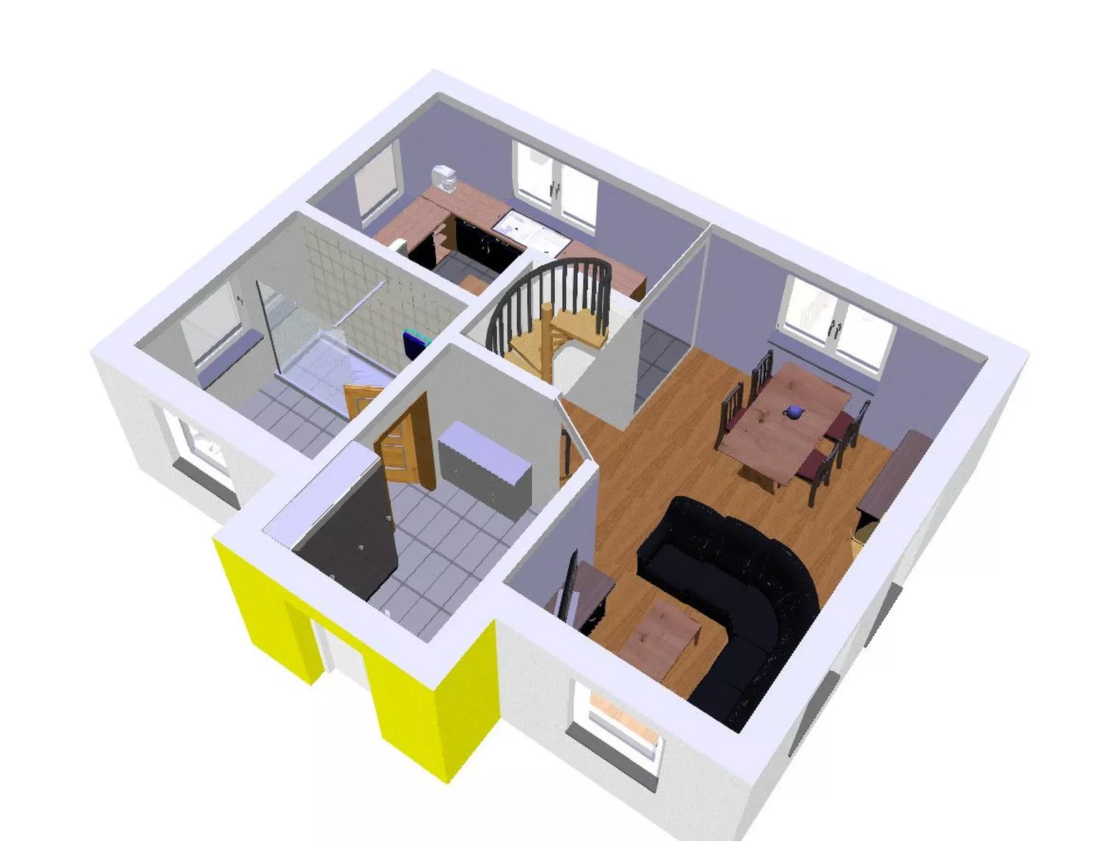 FH Salzhaff-Urlaub-Inside