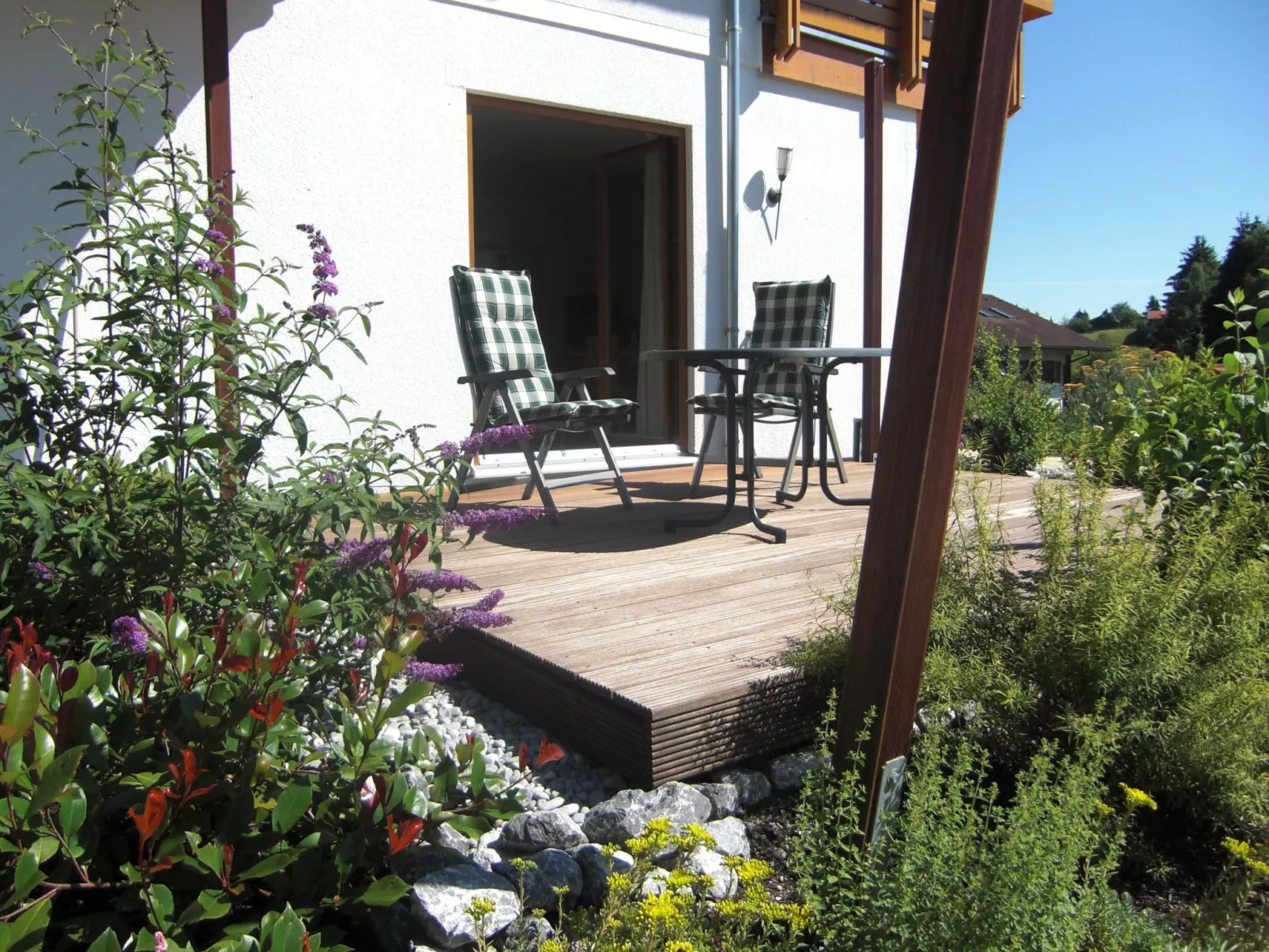 Appartement am Rosengarten-Dehors