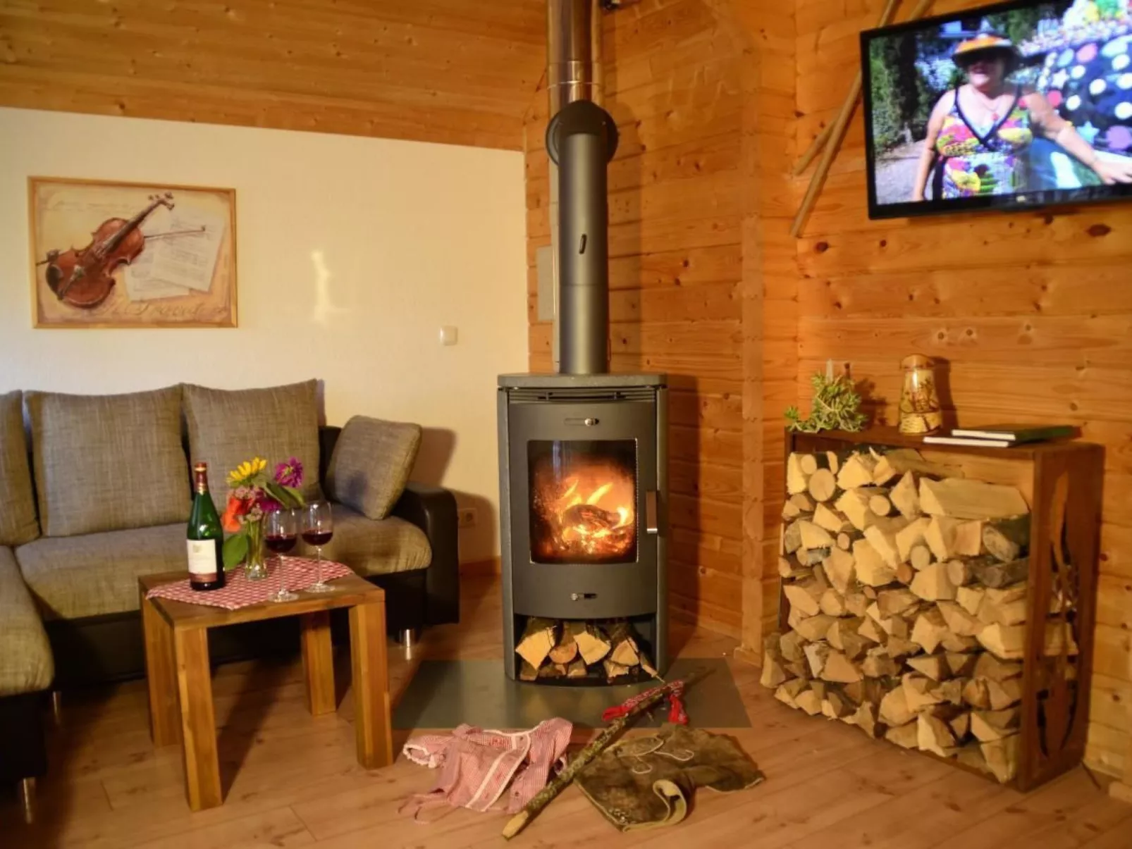 Bayerwaldblockhaus-Inside
