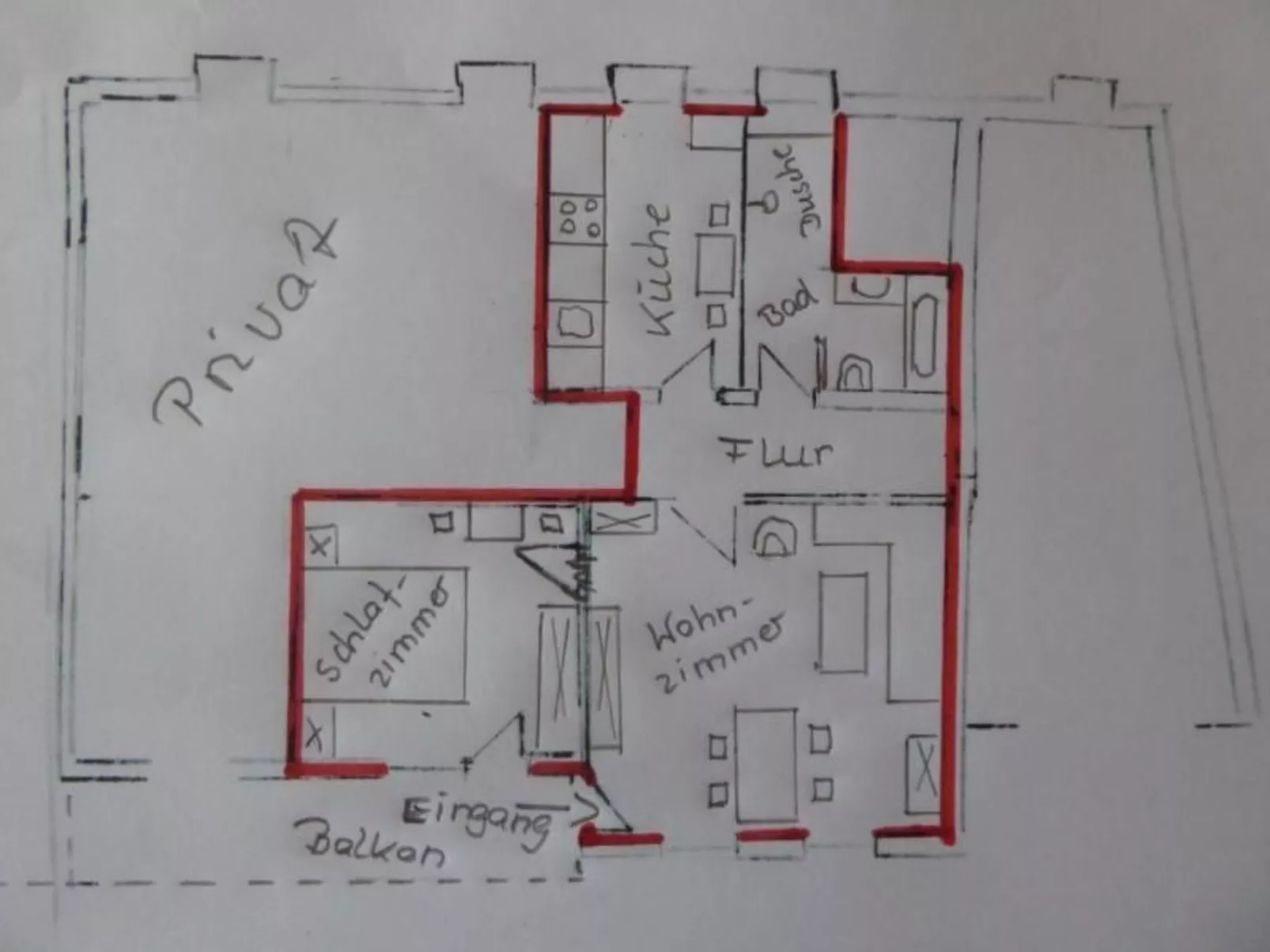 Schäfers Ferienwohnung Oberdiebach am Mittelrhein-Drinnen