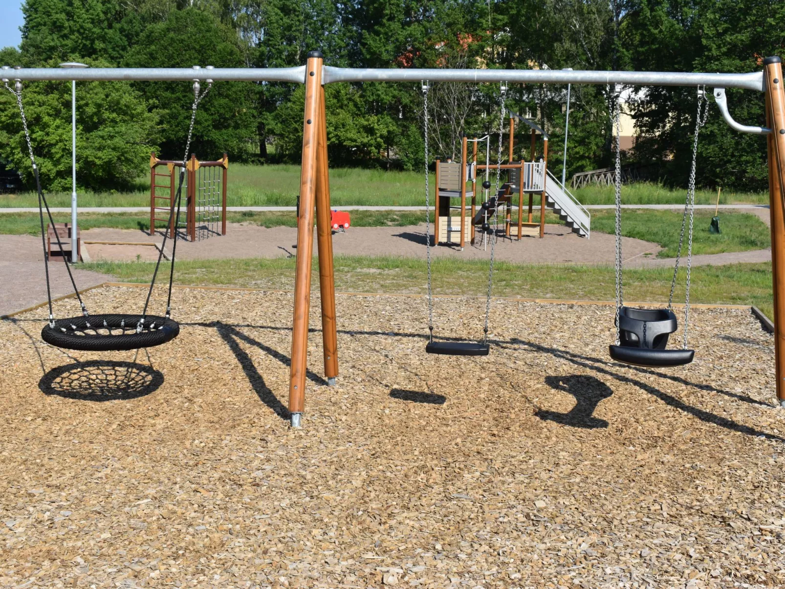 Typisch schwedisches Ferienhaus mit Garten-Dehors
