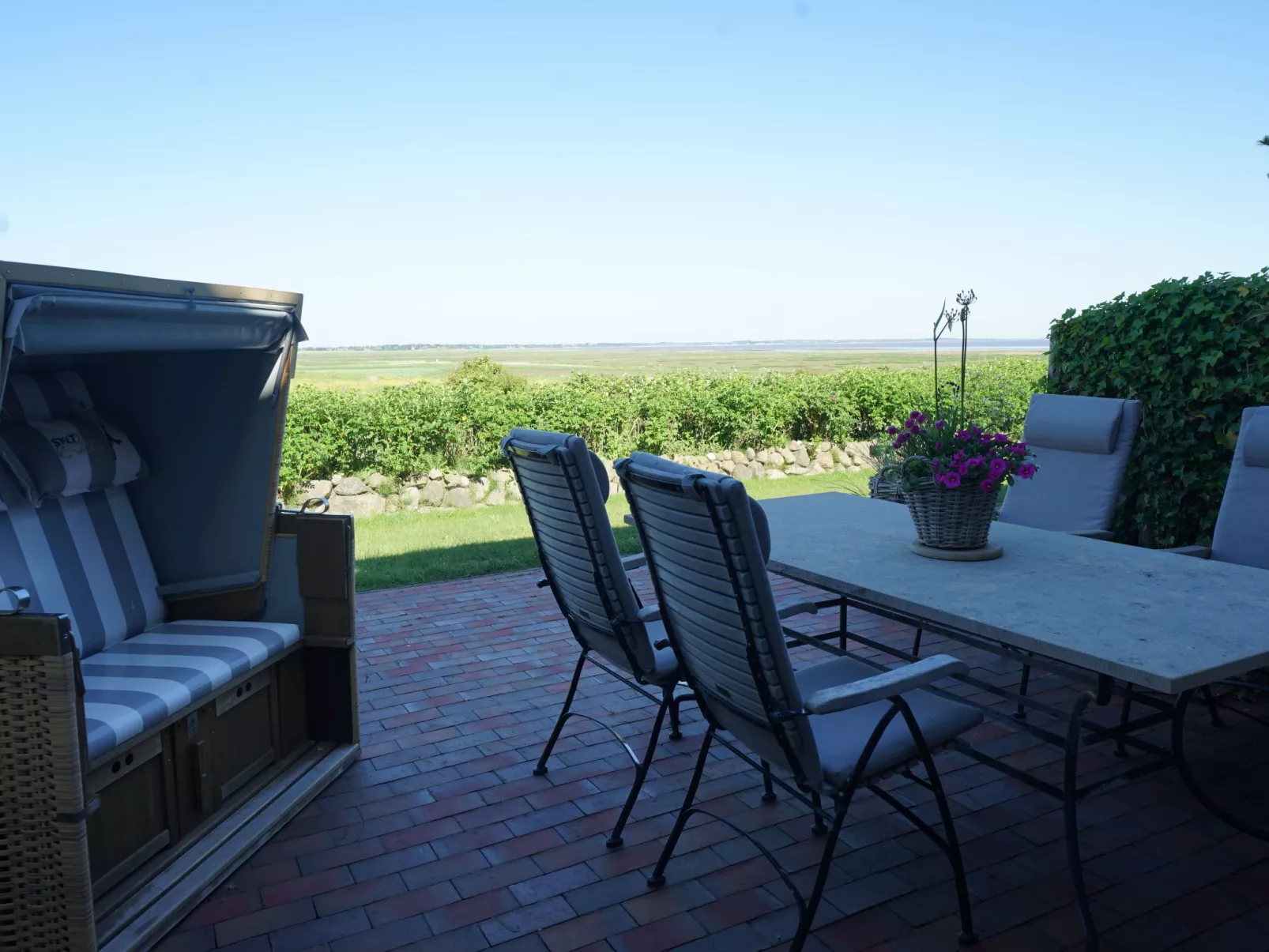Wohnung in Morsum mit Terrasse-Draußen