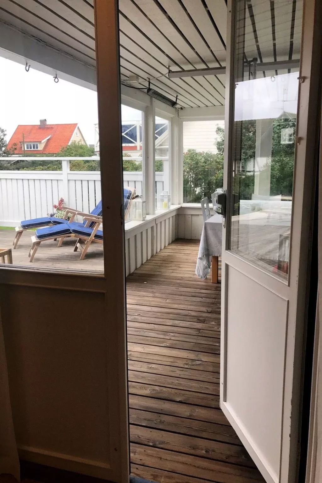 "Torekov" mit Blick auf das Wasser-Dehors