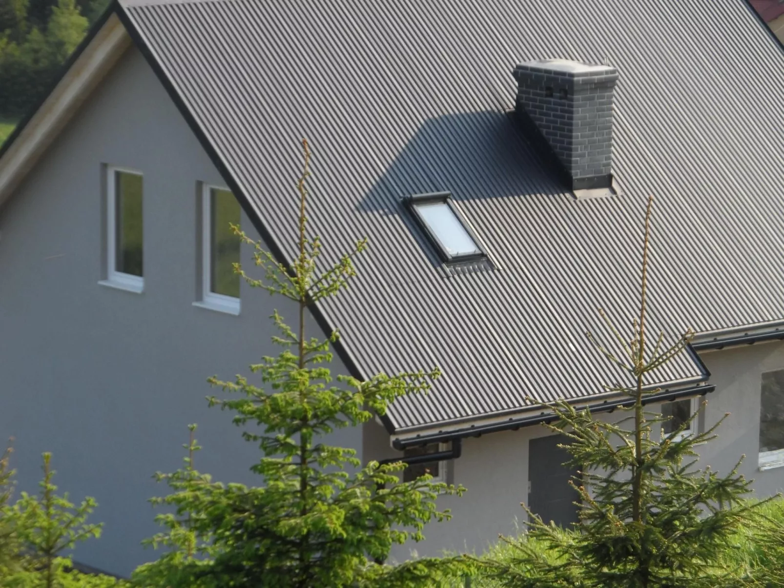 Modernes Ferienhaus in Kiczora mit Großem Garten - Draußen