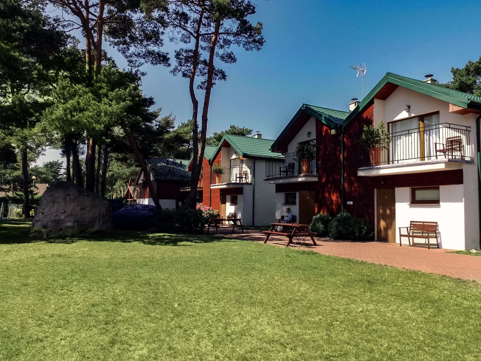 Ganzjährig bewohnbares Ferienhaus direkt am Strand von Dźwirzyno-Outside