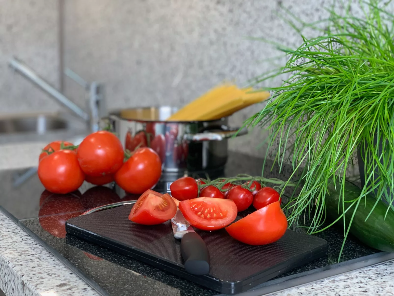 Ferienwohnung mit Boxspringbett-Drinnen