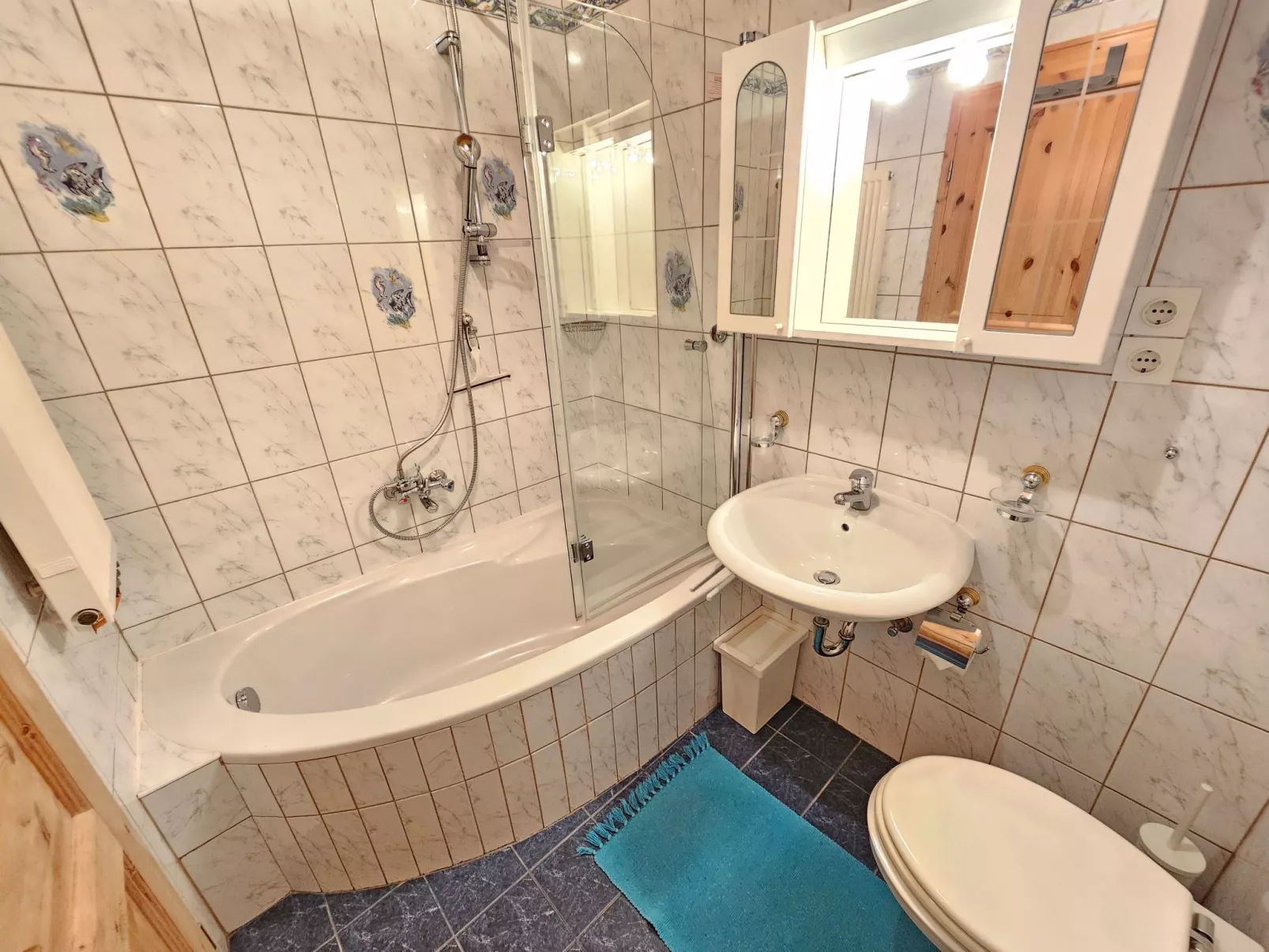 Wohnung mit Balkon, 150 m vom Strand entfernt-Inside