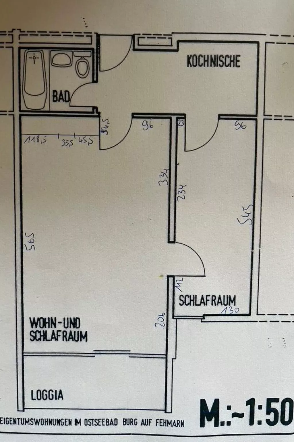 Südbalkon mit Meerblick-Drinnen
