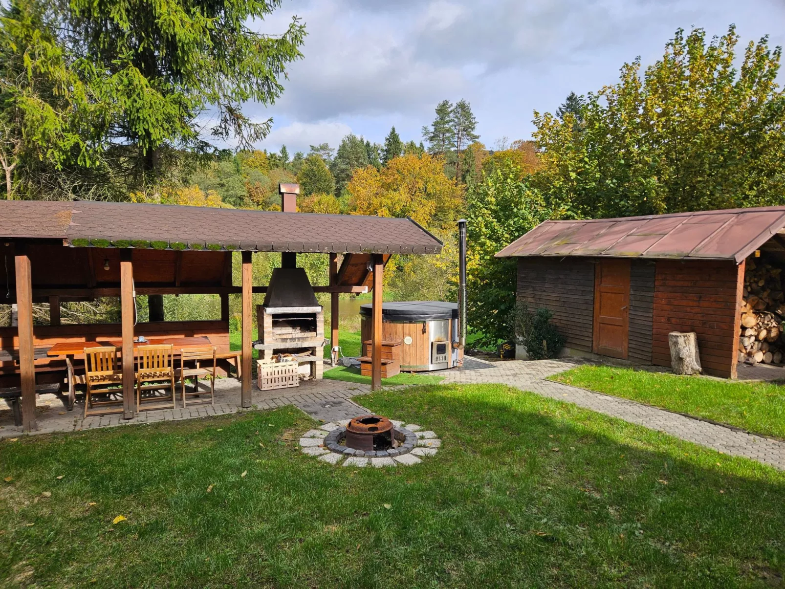 Berghütte mit Sauna-Dehors