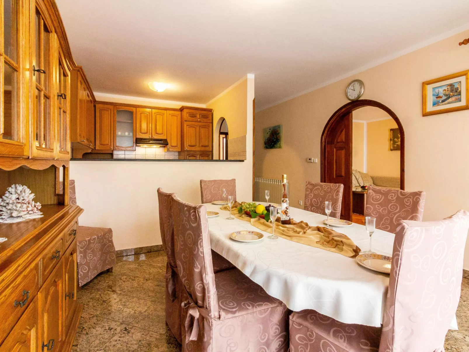 Wohnung in Fažana mit Grill, Garten und Terrasse-Dedans