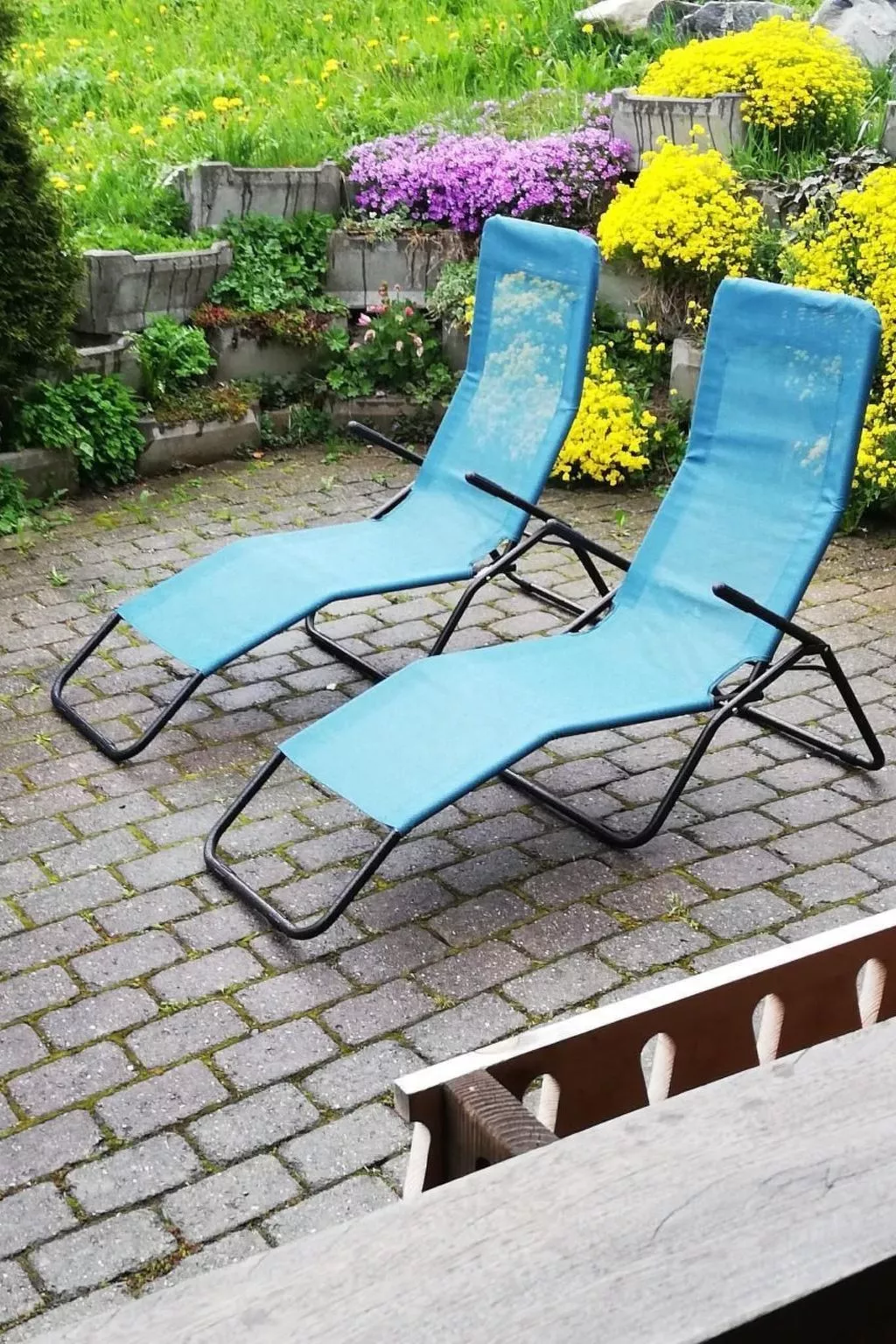 Mit Bergblick-Dehors