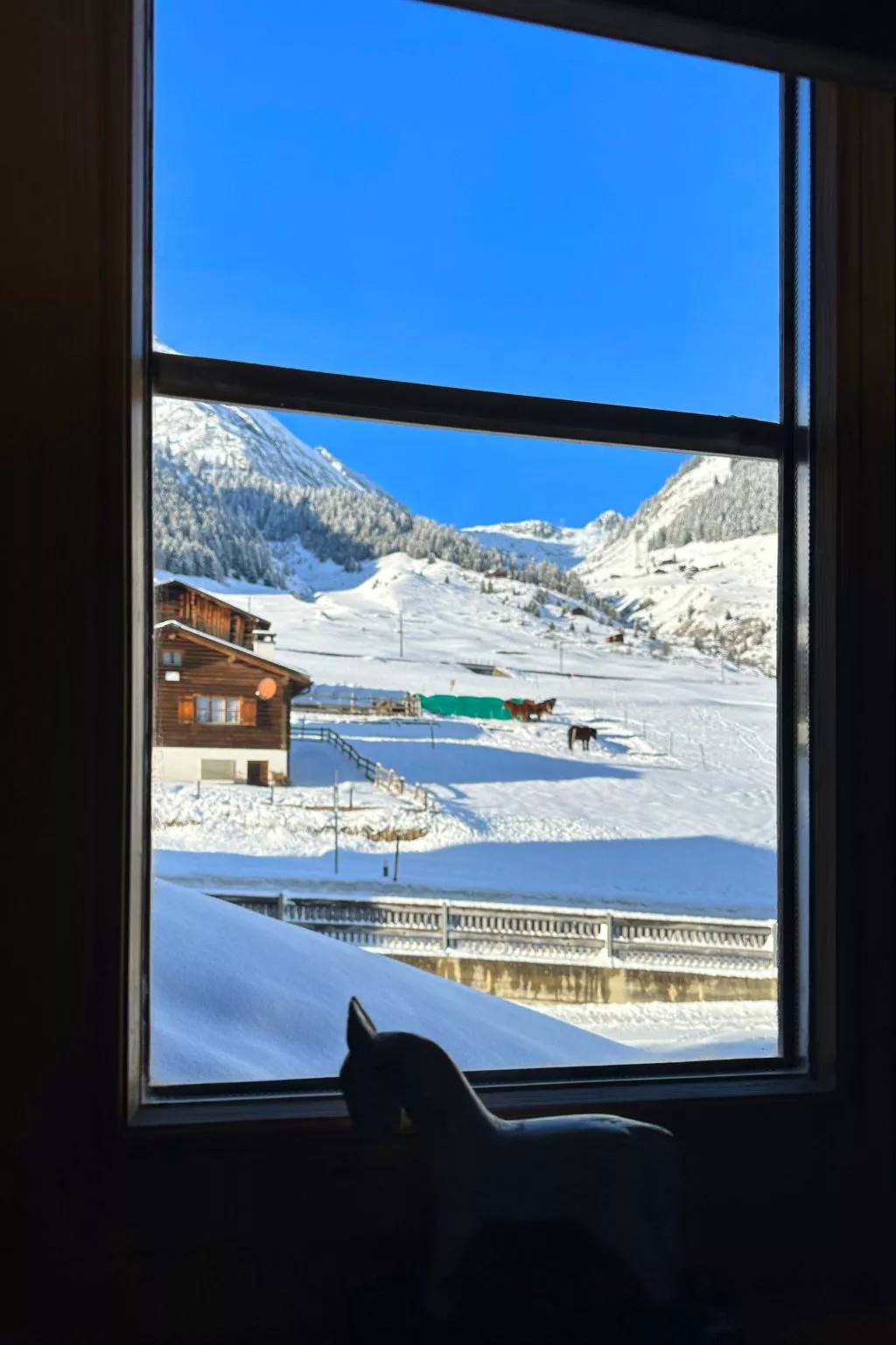 Blue Alpine Lodge-Draußen