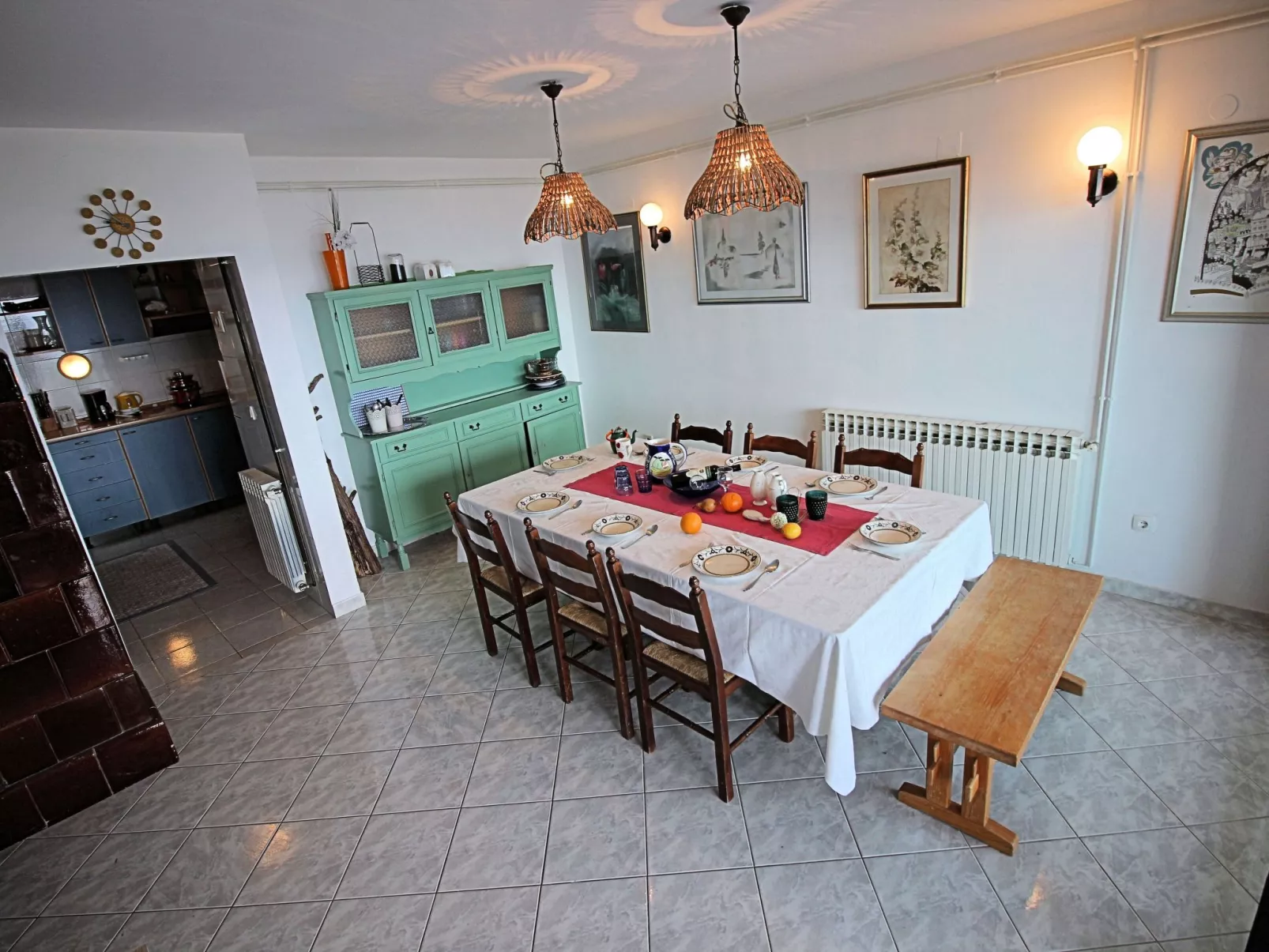 Wunderschönes Ferienhaus in Povile mit Garten, Terrasse und Grill und Meerblick-Inside