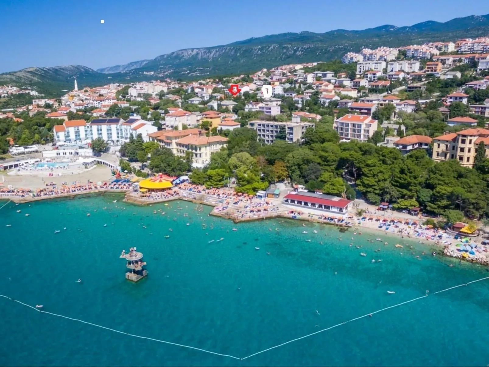 Studio-Apartment für 2 Personen mit Terrasse-Draußen