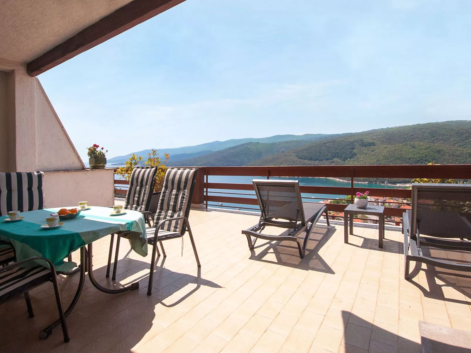 Wohnung "Olia Blue" mit Balkon-Dehors