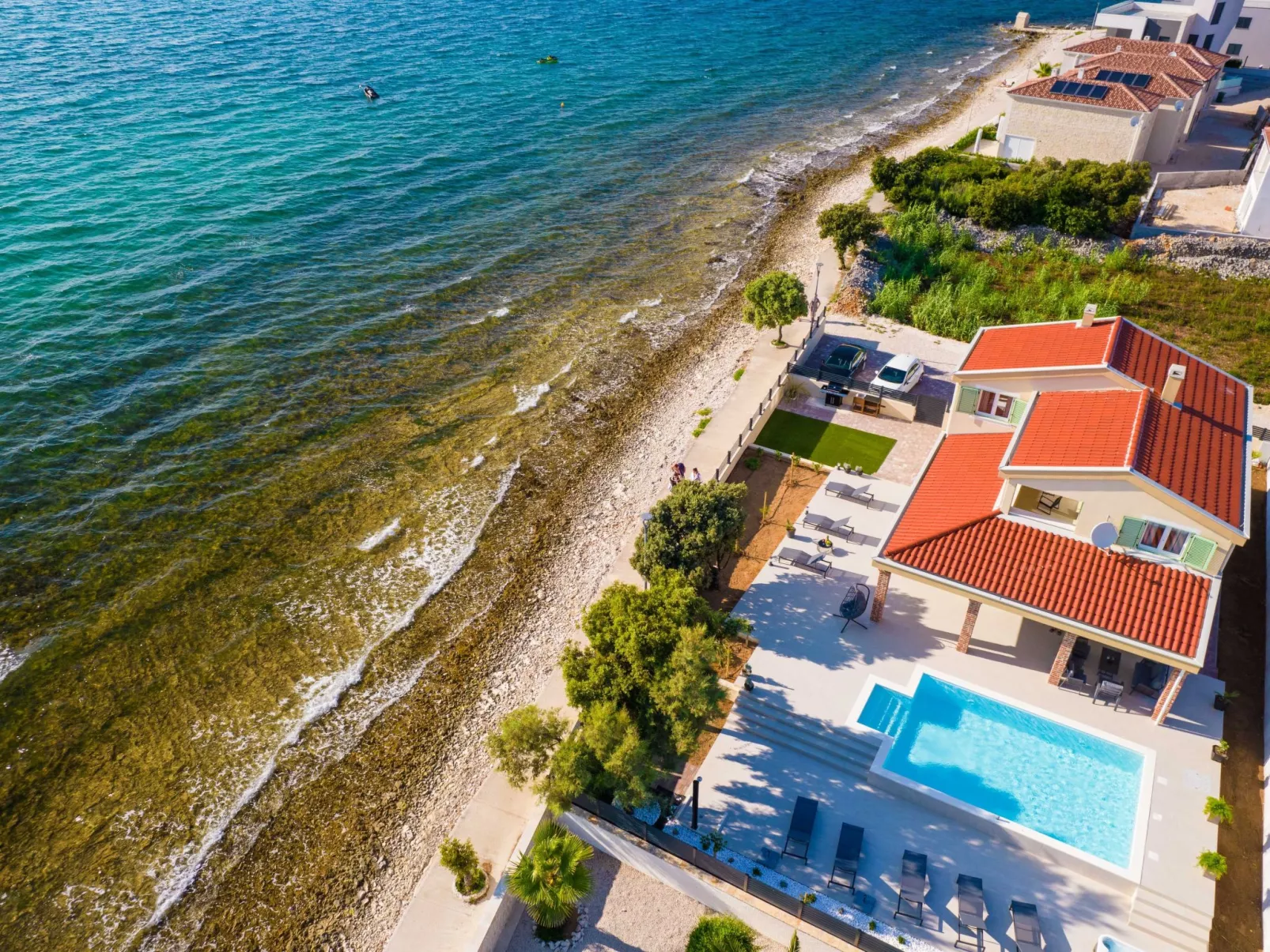 Luxuriöse Villa direkt am Meer - Agentur TA Leut-Draußen