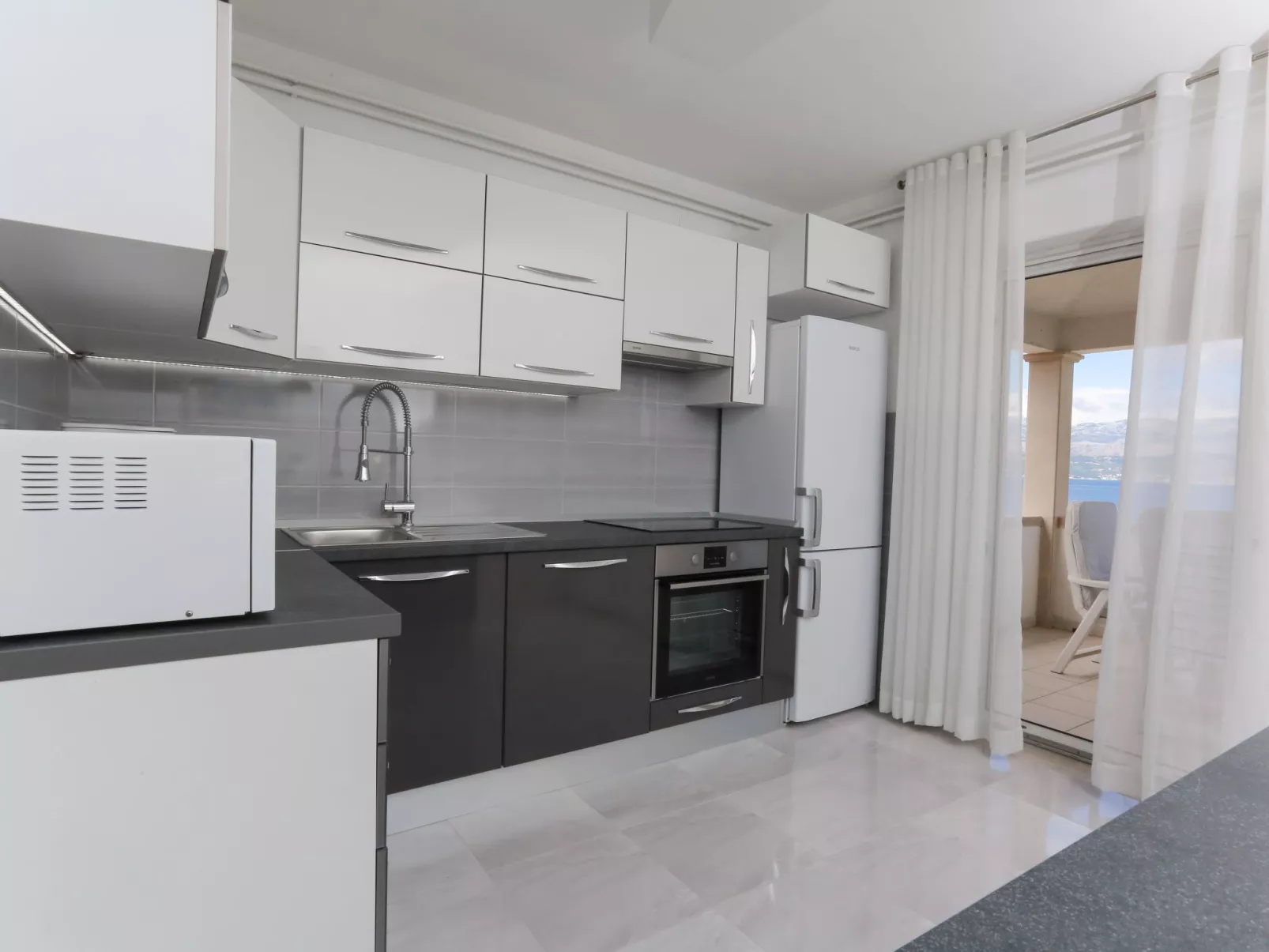 Komplett ausgestattete Wohnung für 7 Personen-Inside