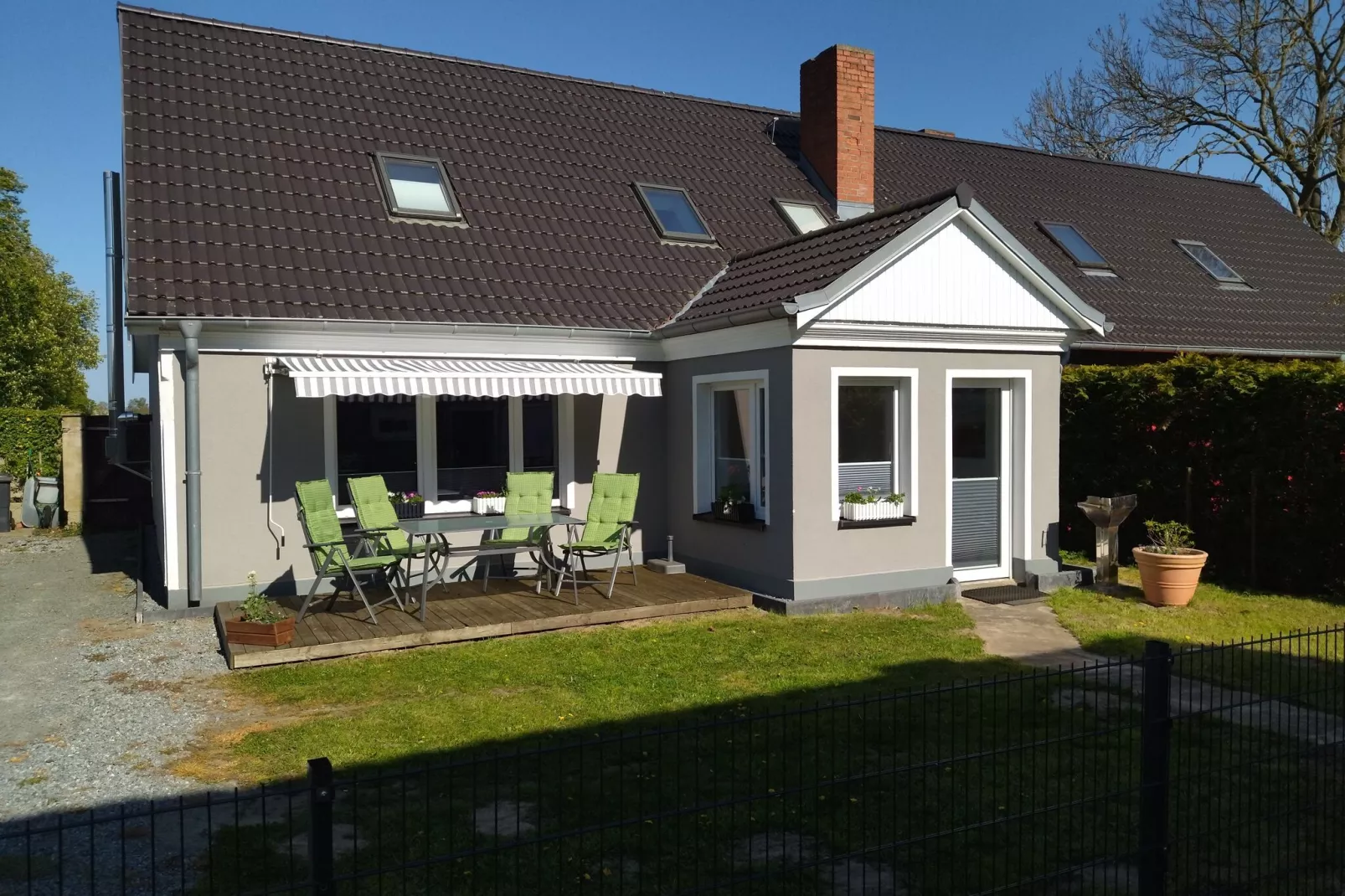 Ferienhaus auf Usedom-Exterior summer