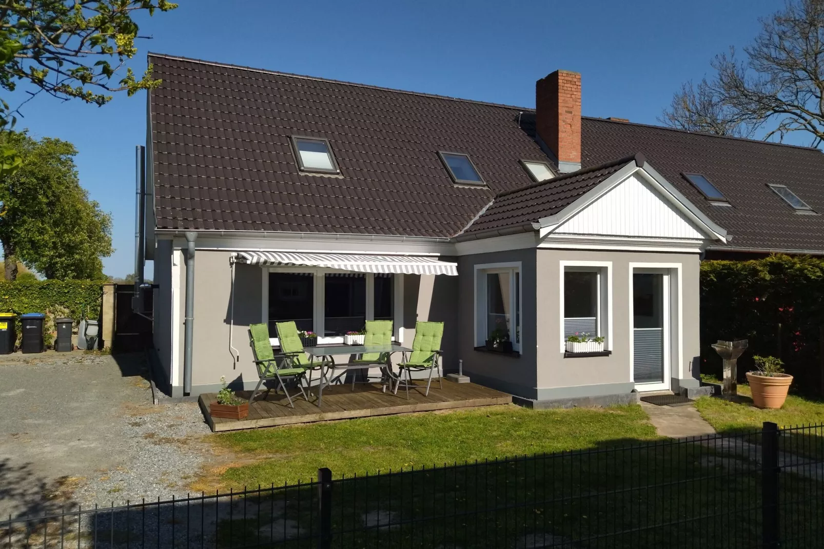 Ferienhaus auf Usedom-Terrace balcony