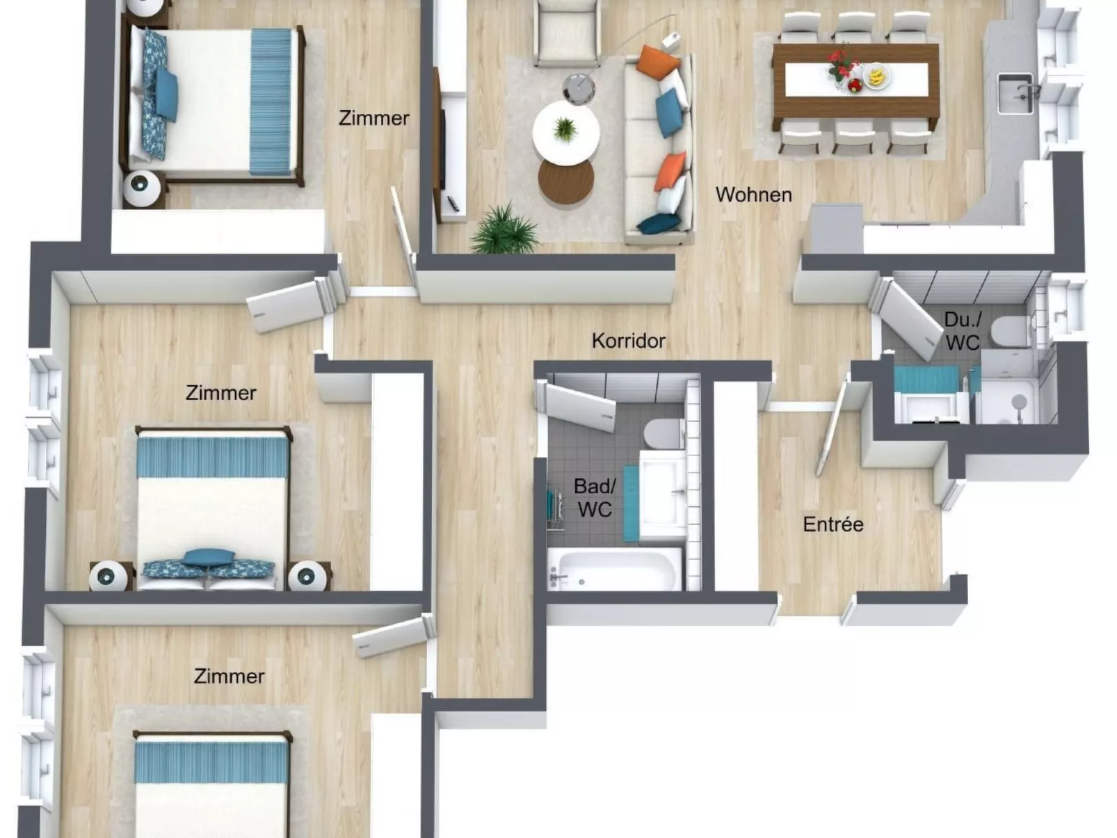 Top Ferienwohnung Monte Rosa (SkiIn/SkiOut)-Dedans