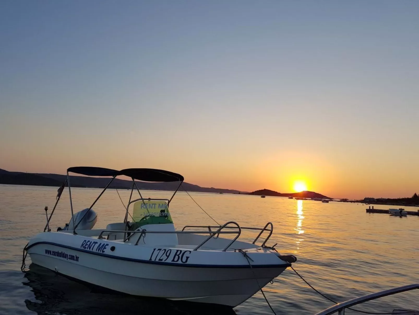 In Turanj mit Grill-Draußen