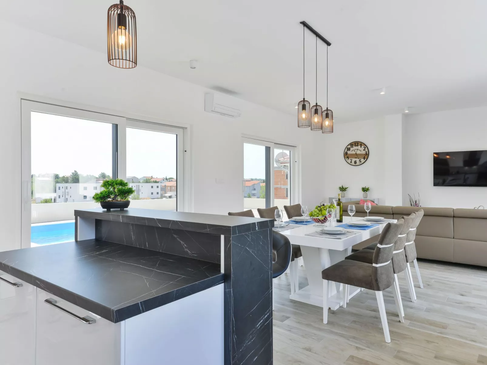 Villa in Vrsi 01 mit beheiztem Pool - TA Leut Agency-Dedans