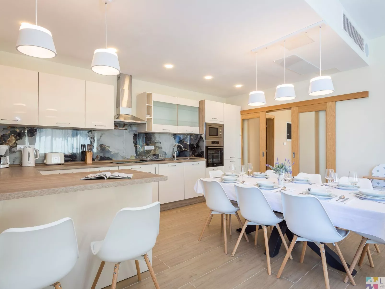 Villa Lavendel-Drinnen